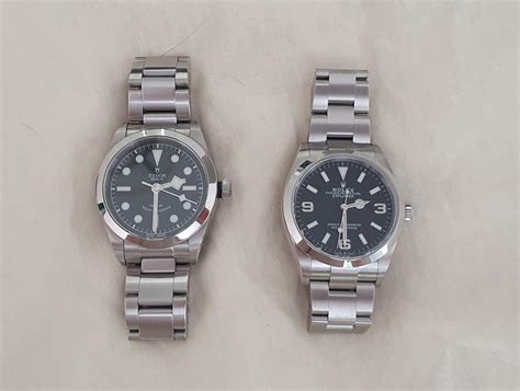 tudor black bay 36 vs rolex explorer|black bay rolex explorer.